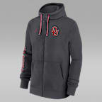 Oklahoma Sooners Sideline Team Issue Men's Jordan College Full-Zip Hoodie
