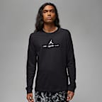 Jordan Dri-FIT Sport 男款圖樣長袖 T 恤