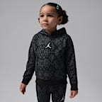 Conjunto de leggings y sudadera con gorro sin cierre tipo piel de serpiente infantil Jordan Essentials