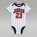 Conjunto de 3 piezas con sudadera con gorro estilo jersey 23 de cierre completo para bebé (de 3 a 6 meses) Jordan