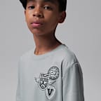 Playera de aviador retro para niños talla grande Air Jordan 5