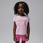 Jordan Toddler Boxy T-Shirt and Bike Shorts Set