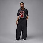 กางเกงขายาวทรงพาราชูตผู้หญิง Jordan Flight Chicago