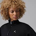 Jordan Brooklyn Fleece Oberteil mit Viertelreißverschluss (Damen)