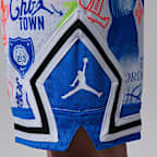 Shorts deportivos Diamond estampados MJ para niños talla grande Jordan Dri-FIT