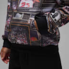 Sudadera con gorro sin cierre de French Terry para niños de preescolar Jordan