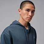 Felpa con cappuccio e zip a tutta lunghezza Jordan Brooklyn Fleece – Uomo