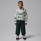Jordan Little Kids' Holiday Printed Half-Zip and Pants Set - Midnight Spruce