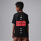 Jordan Big Kids' Broken Records T-Shirt