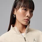 Jordan Brooklyn Fleece Women's Cropped 1/2-Zip Pullover