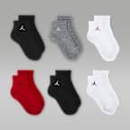 Jordan Everyday Essentials Big Kids' Ankle Socks (6 Pairs)
