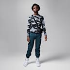 Jordan Brooklyn Essentials Big Kids' Camo Long Sleeve Top