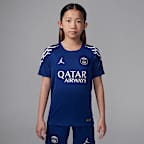 パリ サンジェルマン (PSG) 2024/25 スタジアム フォース ジュニア ジョーダン Dri-FIT サッカー レプリカ ユニフォーム