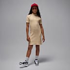 Jordan Older Kids' Mock-Neck Ribbed Dress
