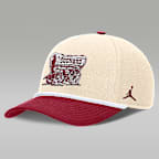 Gorra universitaria marca Jordan ajustable para hombre Oklahoma Primetime Rope 2-Tone Rise