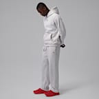 Jordan Brooklyn Men's Statement Fleece Open-Hem Trousers