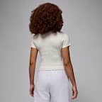 Top in maglia con zip a tutta lunghezza Air Jordan – Donna