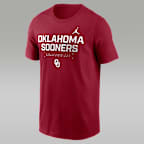 Oklahoma Courtside Basketball Men's Jordan Brand Dri-FIT College T-Shirt