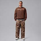 Sudadera de cuello redondo de tejido Fleece para hombre Jordan Brooklyn
