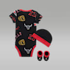 Conjunto estampado de 3 piezas para bebé Jordan MJ Essentials