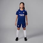 パリ サンジェルマン (PSG) 2024/25 スタジアム フォース ジュニア ジョーダン Dri-FIT サッカー レプリカ ユニフォーム