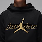 Sudadera con gorro sin cierre de tejido Fleece para niños talla grande Jordan Mountainside