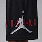 Jordan tweedelige set met jersey en shorts voor kleuters