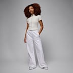 Top in maglia con zip a tutta lunghezza Air Jordan – Donna