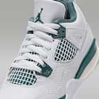 Jordan 4 Retro 'Oxidised Green' Younger Kids' Shoes