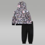 Jordan Brooklyn Fleece Baby (12–24M) Printed Two-Piece Set