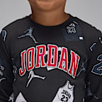 Conjunto de jersey de manga larga y pants 23 infantil Jordan