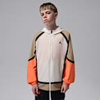 조던 주니어 컬러블록 우븐 재킷