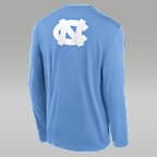 North Carolina Primetime Legend 2-Hit Men's Jordan Brand Dri-FIT College Long-Sleeve T-Shirt