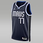 Jersey Jordan Dri-FIT de la NBA Swingman para hombre Dallas Mavericks Statement Edition - Azul marino universitario