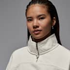 ジョーダン フライト フリース ウィメンズ クォータージップ トップ