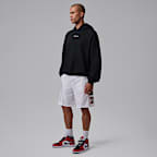 Sudadera con gorro sin cierre oversized para hombre Jordan Flight Fleece