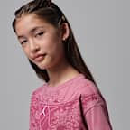 Jordan Big Kids' Net Bouquet T-Shirt