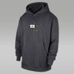 Pullover Hoodie Los Angeles Lakers Jordan Basketball Flight Fleece för män