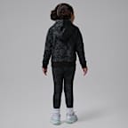 Conjunto de leggings y sudadera con gorro sin cierre tipo piel de serpiente infantil Jordan Essentials