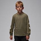 Conjunto de 2 piezas con overoles para niños talla pequeña Jordan MVP