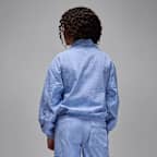 Chamarra ligera para niños talla grande Jordan Blue Jeans and Bling