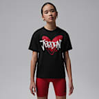 조던 주니어 하트 스케치 티셔츠