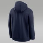 Sudadera con gorro sin cierre universitaria marca Jordan para hombre Michigan Club 2-Hit Nickname