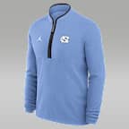North Carolina Victory Men's Jordan Brand Dri-FIT College 1/2-Zip Long-Sleeve Top