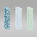 Calcetas Jordan MJ Essentials Poolside para niños talla grande (3 pares)