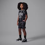 Jordan Dri-FIT Older Kids' MJ Printed Sport Diamond Shorts