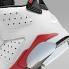 Jordan 6 Retro 'White Infrared' Younger Kids' Shoes