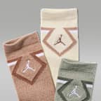 Jordan Big Kids' Diamond Crew Socks (3 Pairs)