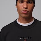 Jordan Flight Fleece-sweatshirt med rund hals til mænd