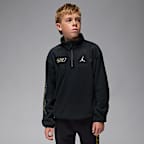 Sudadera de Polar Fleece de cierre de 1/4 Mountainside para niños talla grande Jordan